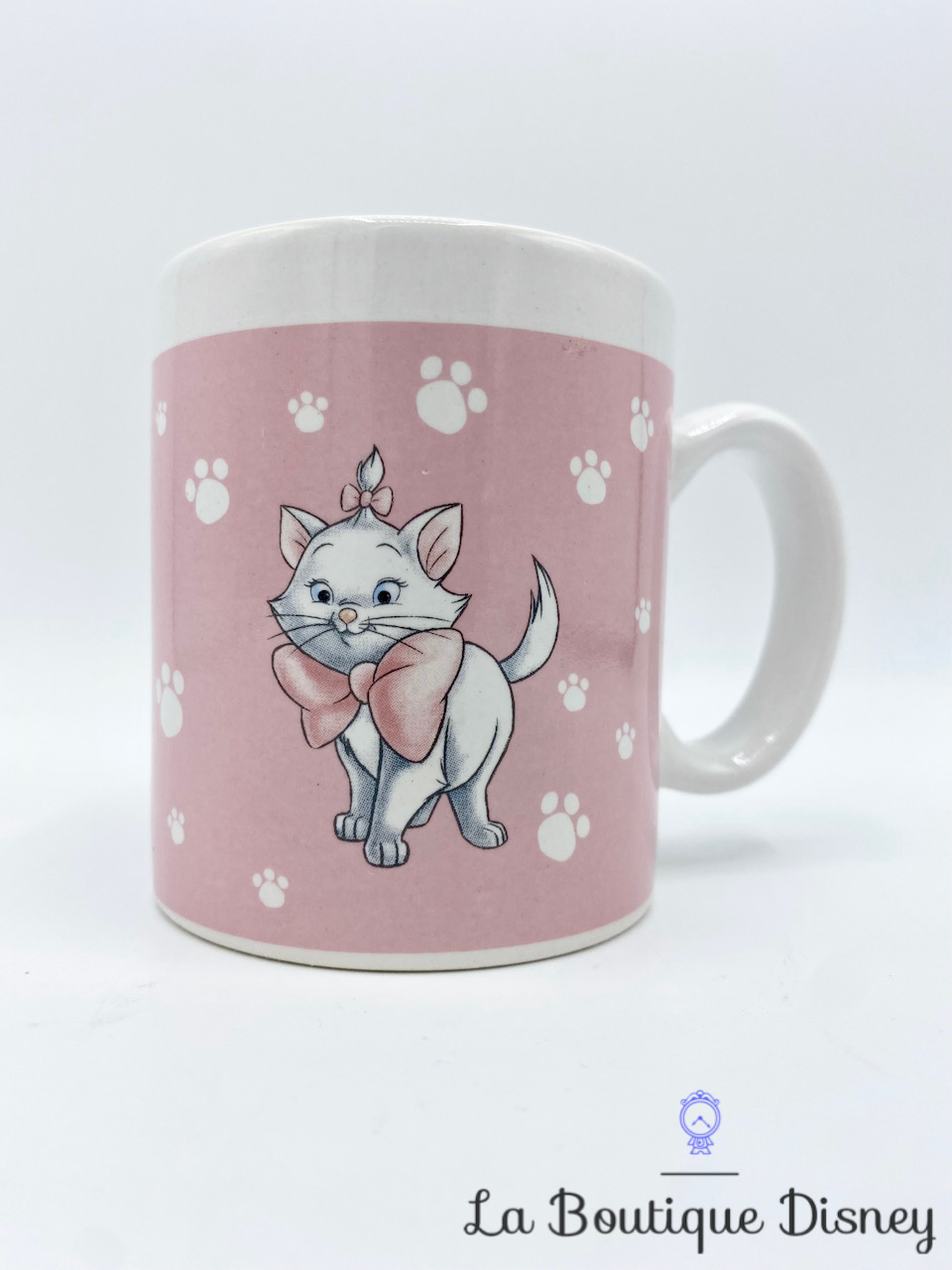Tasse Marie Les Aristochats Disney Mug Expresso mini rose chat blanc