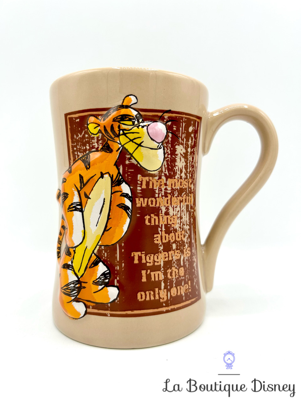 Tasse Tigrou Most Wonderful Thing Tiggers Disney Store Exclusive mug marron Winnie l\'ourson