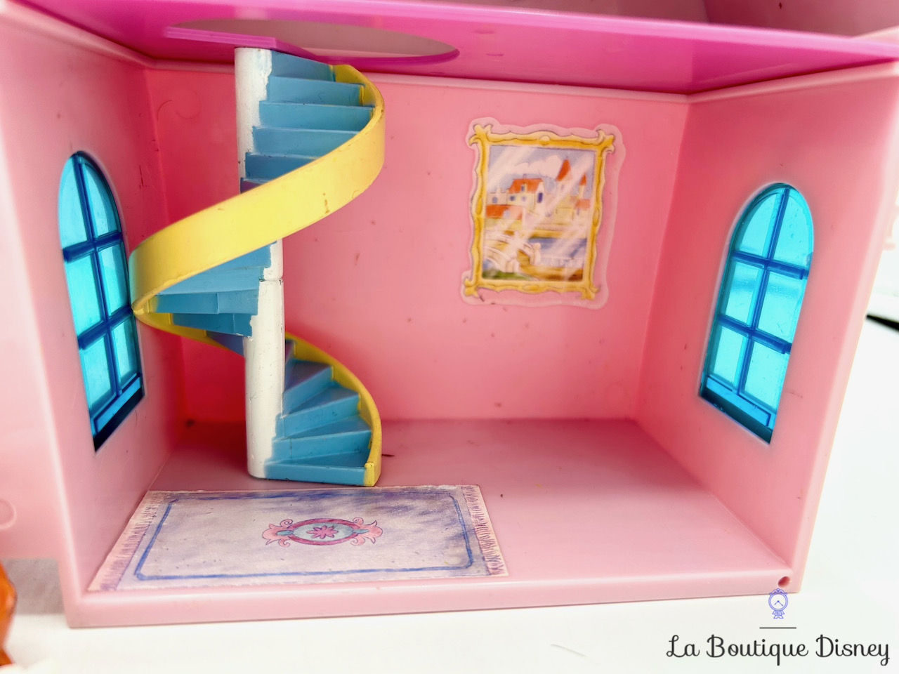 jouet-maison-transportable-les-aristochats-figurines-playset-disney-rose-bleu-vintage-rare-5
