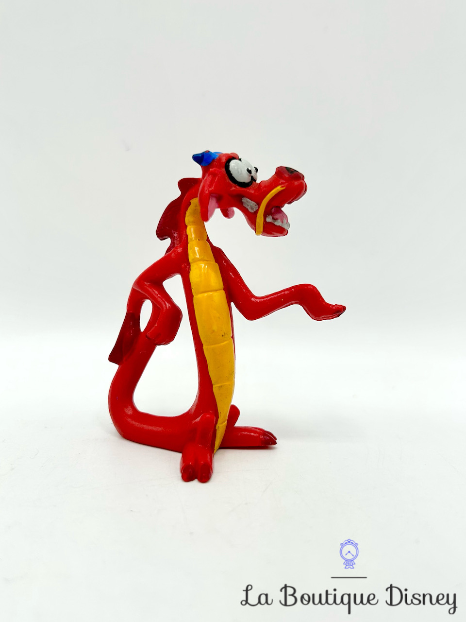 Figurine Mushu Mulan Bullyland Disney dragon rouge 6,5 cm
