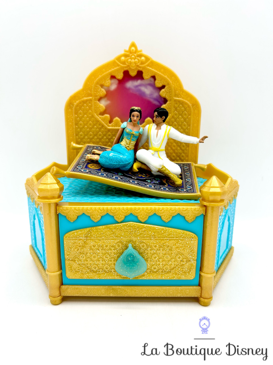 Boite à musique Aladdin Jasmine Disney Jakks bijoux musicale tapis volantb