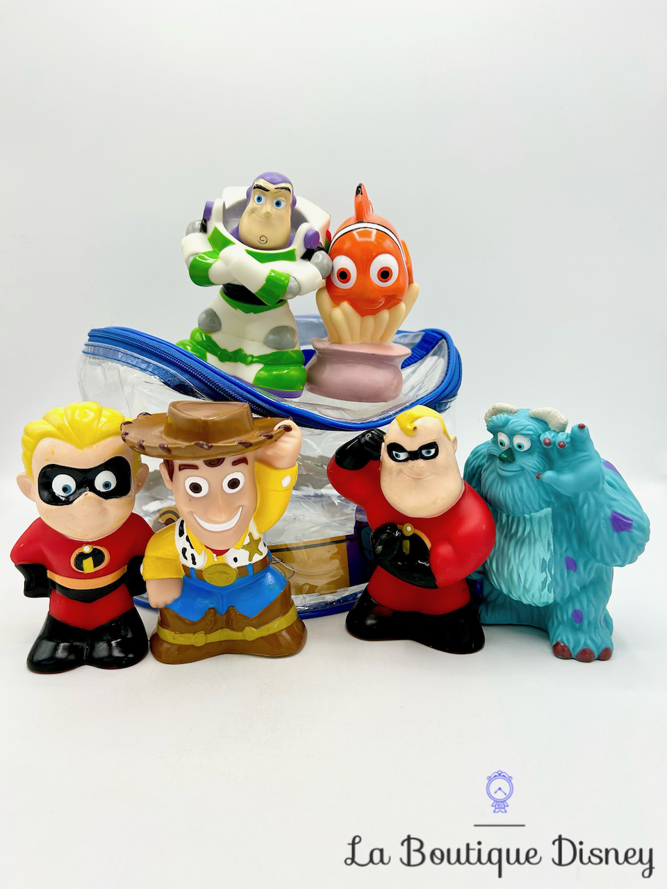 Jouet Figurines de Bain Disney Pixar Disneyland Toy Story Némo Indestructibles Monstres et Cie
