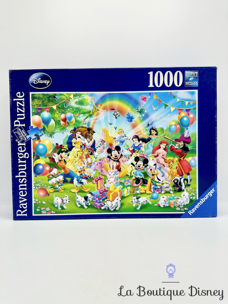 Puzzle 1000 Pièces L\'Anniversaire de Mickey Disney Ravensburger N°190195 multi personnages arc en ciel 2012