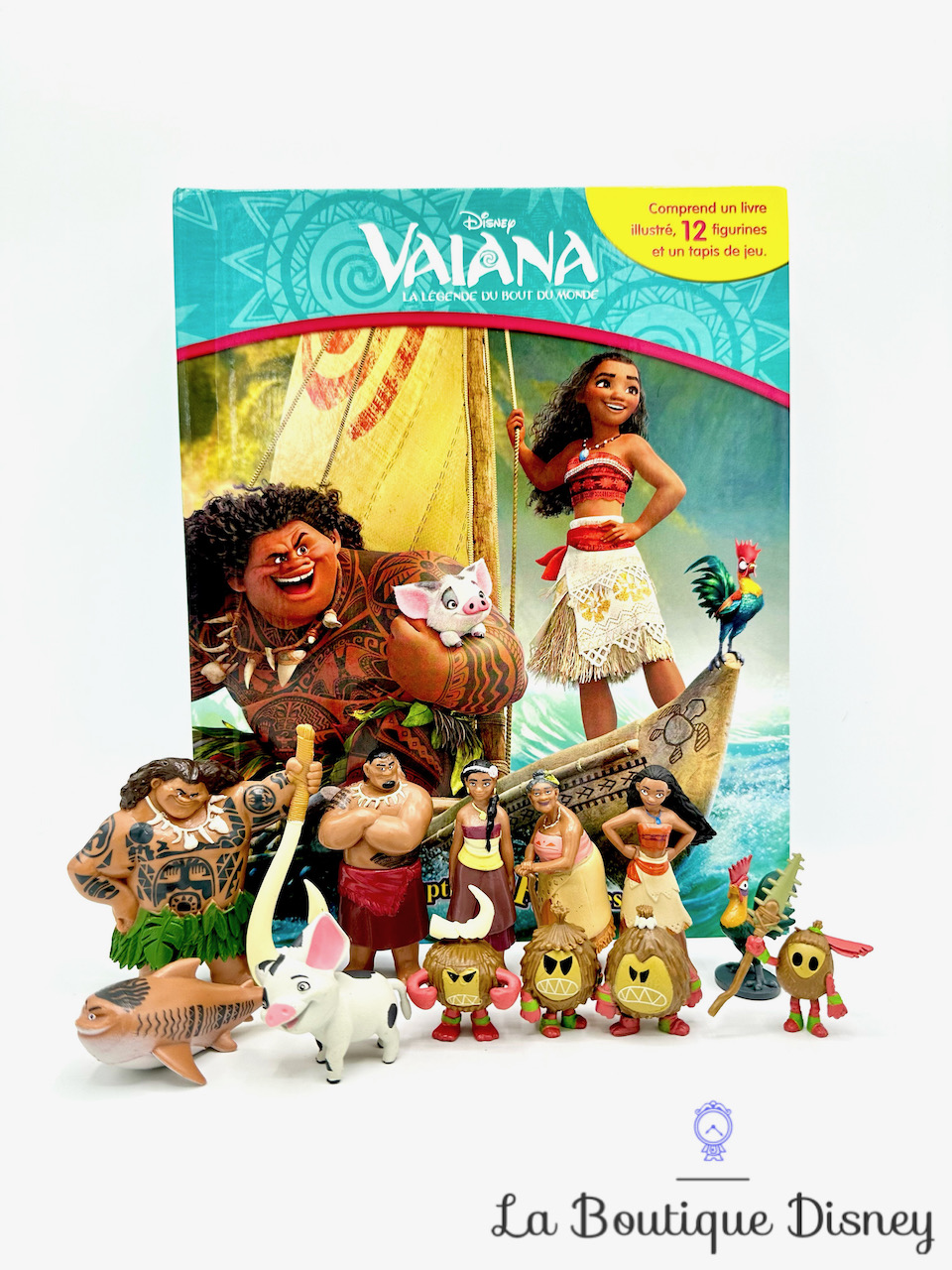 Livre Vaiana La légende du bout du monde Comptines et Figurines Disney Phidal