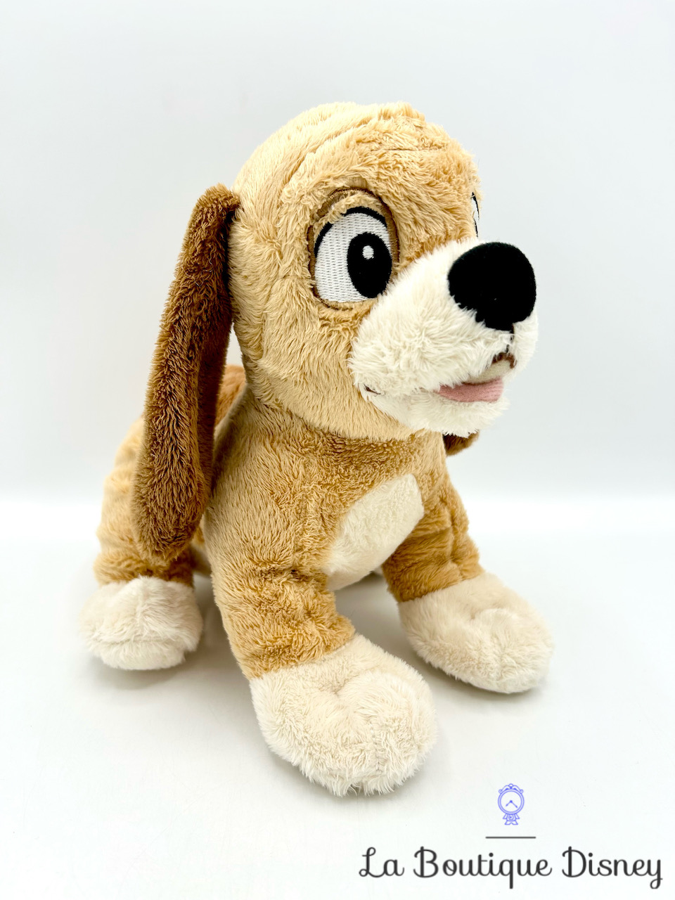 Peluche Rouky Disneyland Paris 2015 Disney Rox et Rouky chien marron 26 cm
