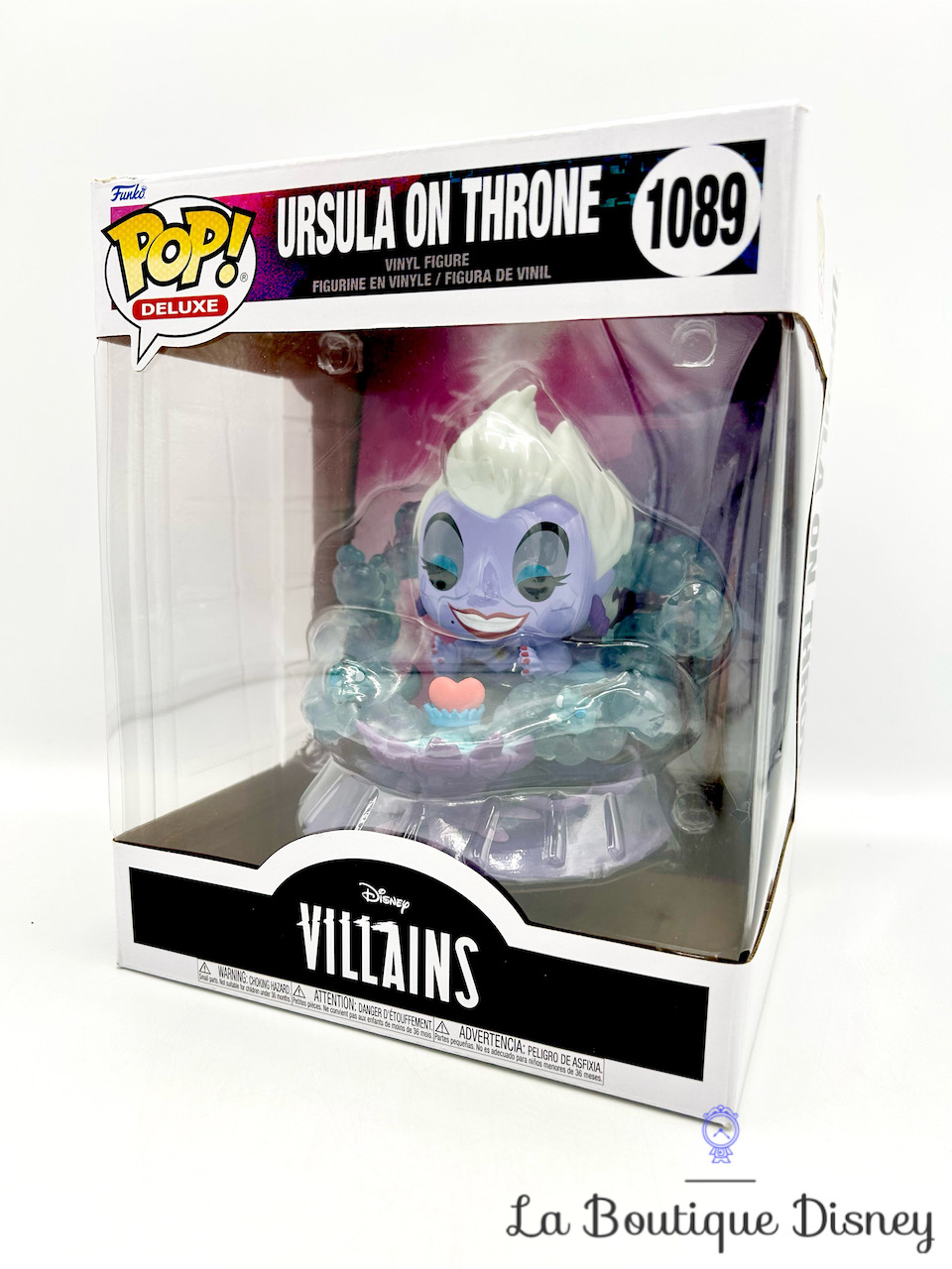 Figurine Funko POP Deluxe 1089 Ursula on Throne Disney Villains collection vinyl La petite sirène 2021