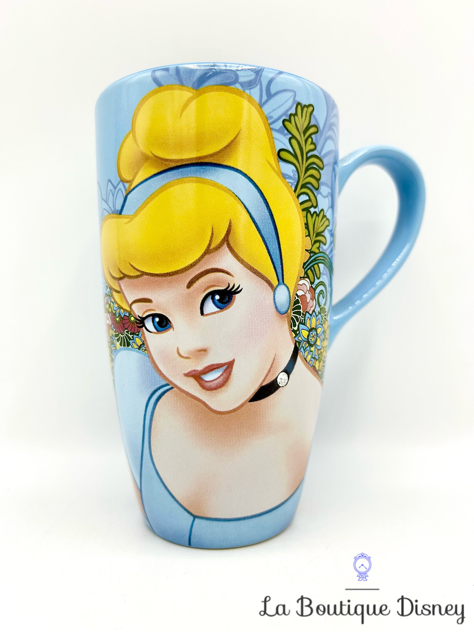 Tasse Cendrillon strass diamant Disneyland Paris mug Disney Cinderella princesse bleu