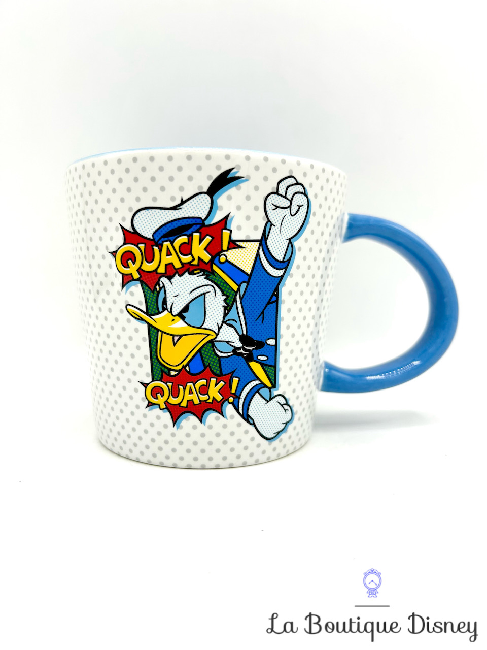 Tasse Donald Duck Quack Disney Store 2018 mug BD rétro vintage