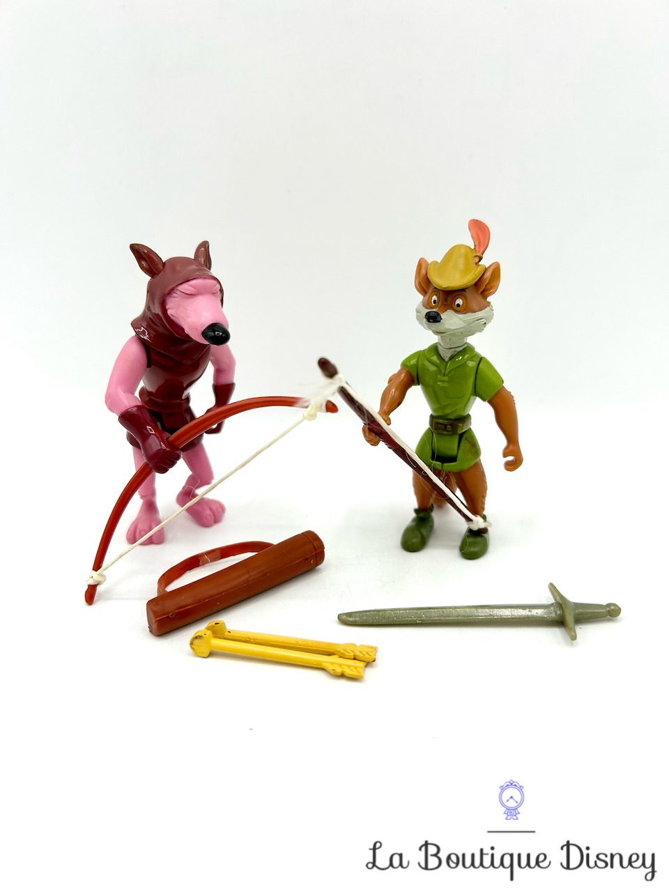 Figurines Robin des Bois Loup Archers Disney Heroes Famosa arc vintage