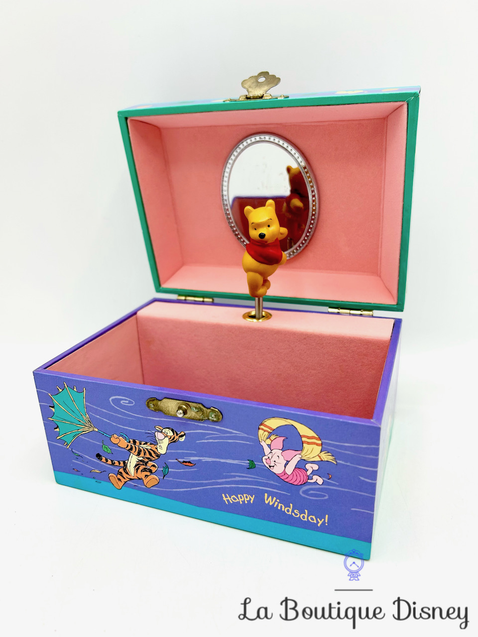 Disney Lilo and Stitch Boîte à bijoux de voyage métallique avec