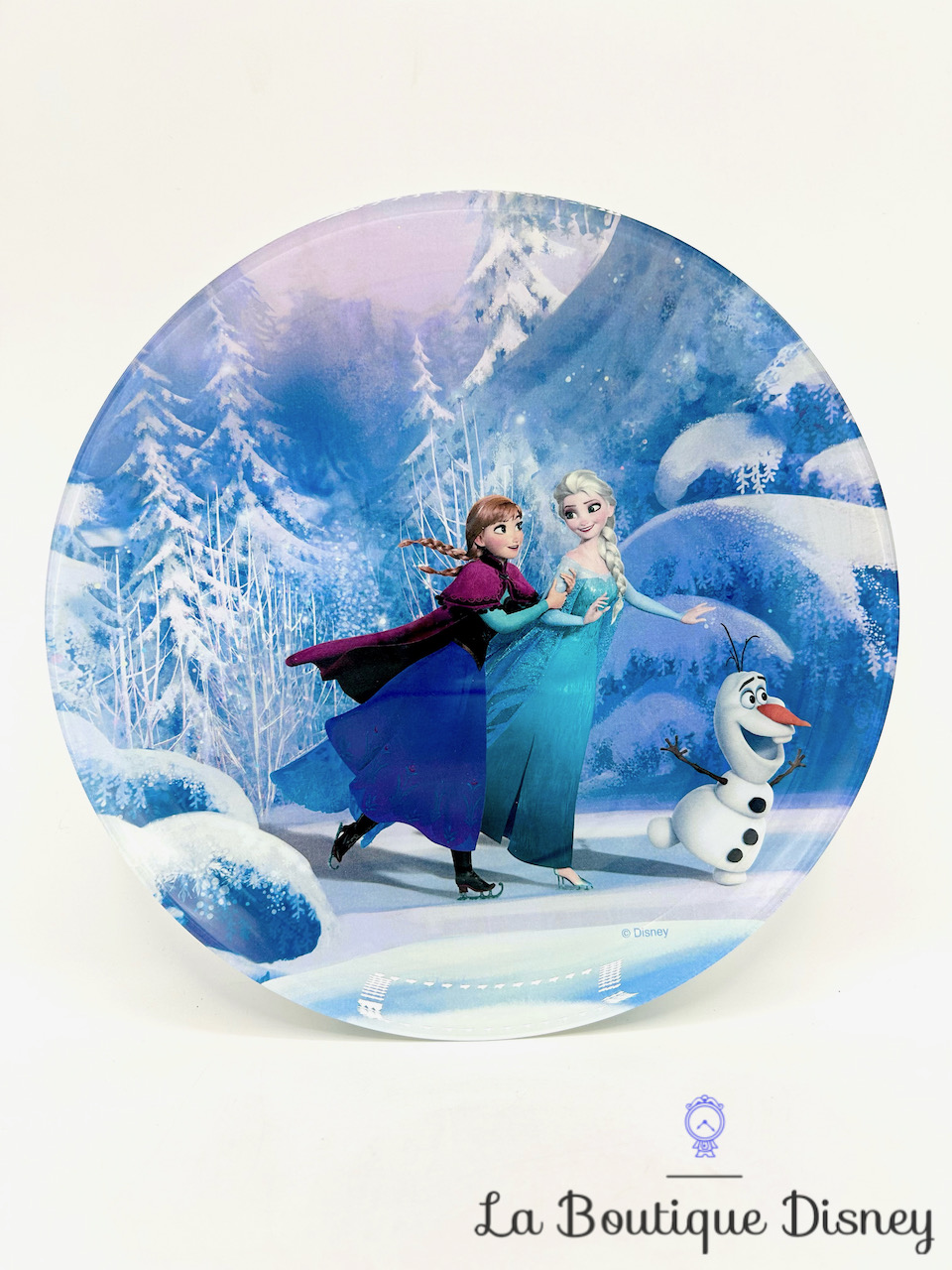 Assiette Elsa Anna Olaf La Reine des Neiges Disney Luminarc forêt