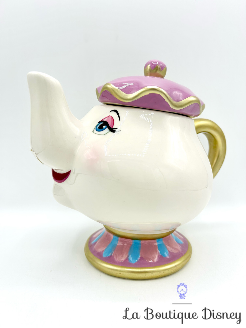 Théière Madame Samovar La belle et la bête Disney Primark thé blanc violet