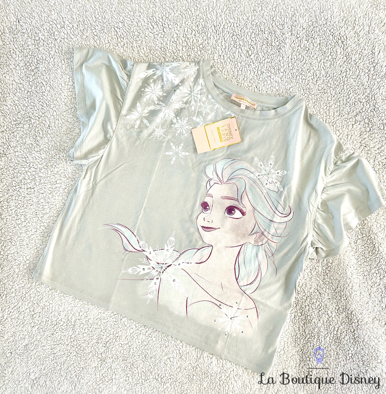 Tee shirt Elsa La reine des neiges Disneyland Paris Collection Disney taille L gris