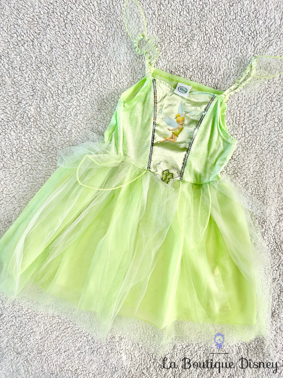 Déguisement Fée Clochette Disney Fairies Rubies taille 5-6 ans robe vert