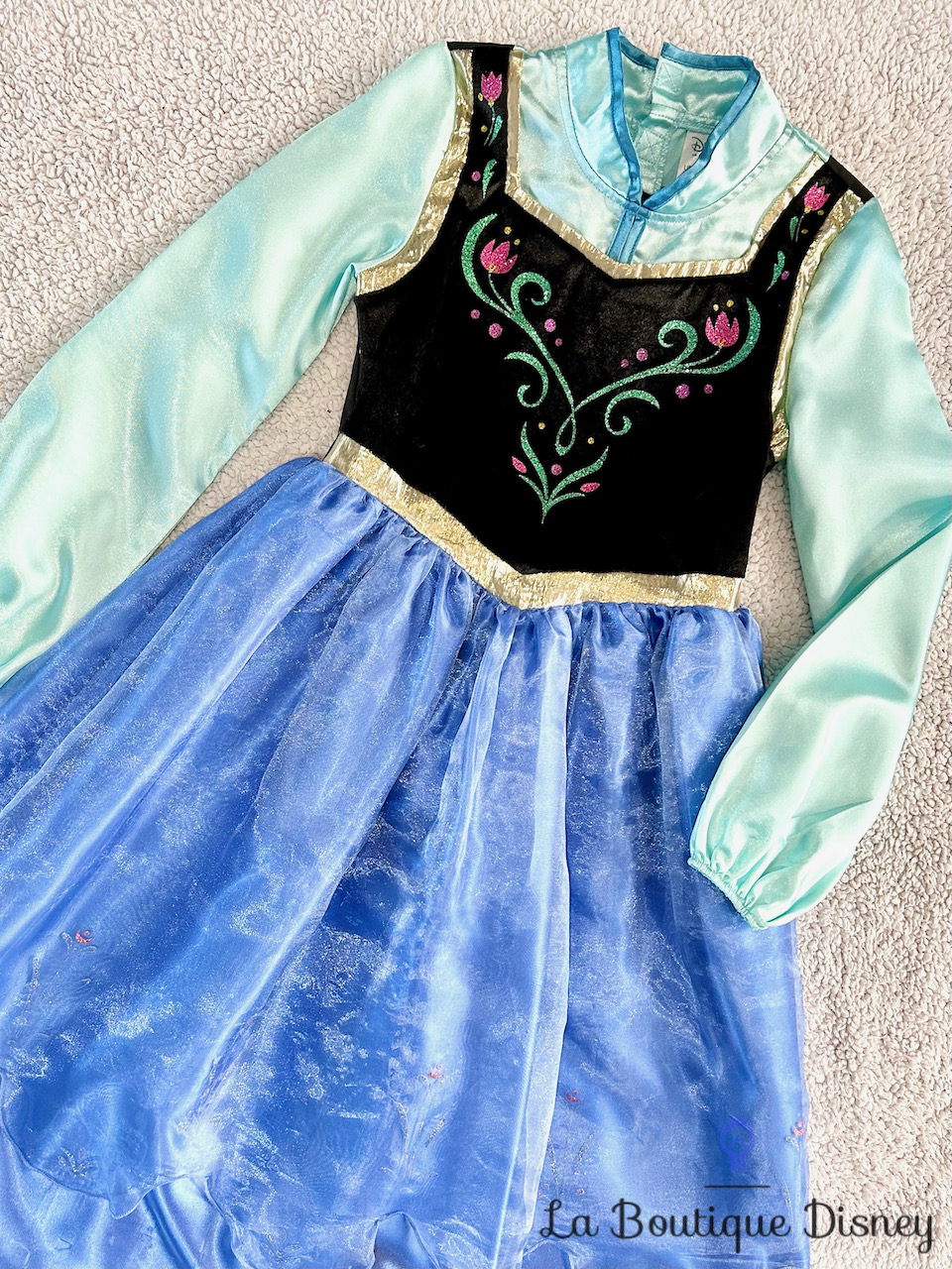 Déguisement Anna La reine des neiges Disney Store 2016 taille 7/8 ans robe princesse bleu