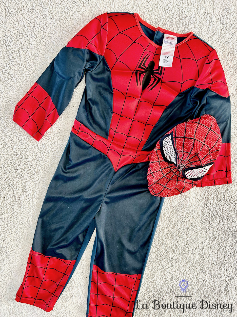 Déguisement Spider Man Ultimate Marvel Disney Rubies taille 3/4 ans combinaison bleu rouge masque