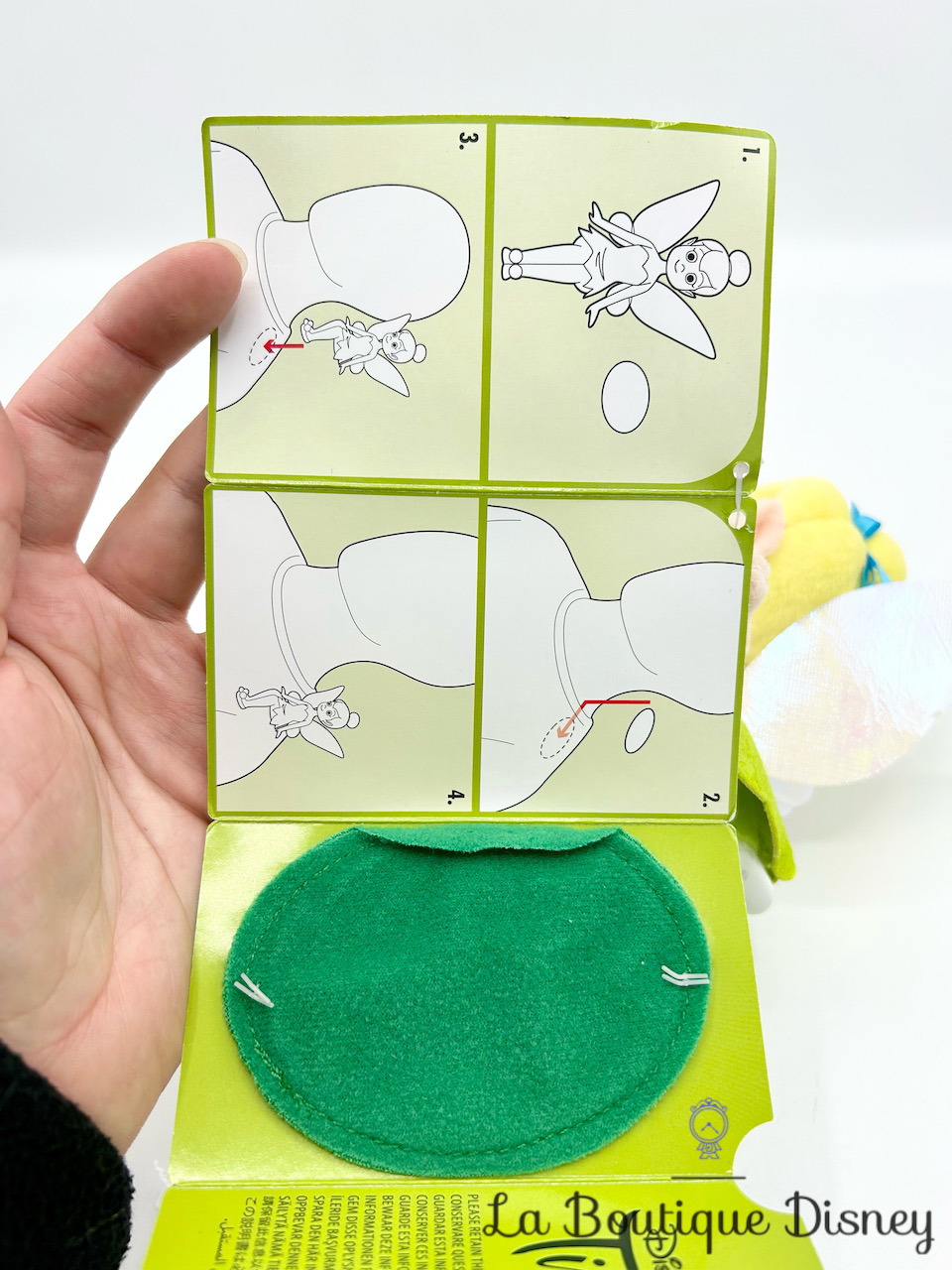 Peluche ?�paule F?�e Clochette Tinker Bell Disney Parks Disneyland Peter Pan peluche aimant?�e 20 