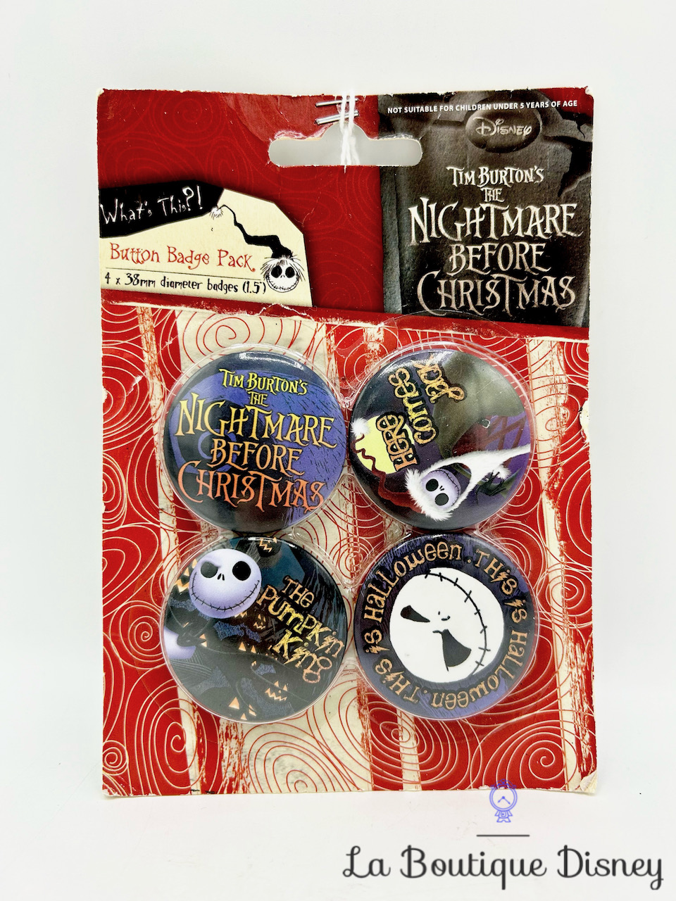 Badges Jack Skellington The Nightmare Before Christmas Disney Button Badge Pack