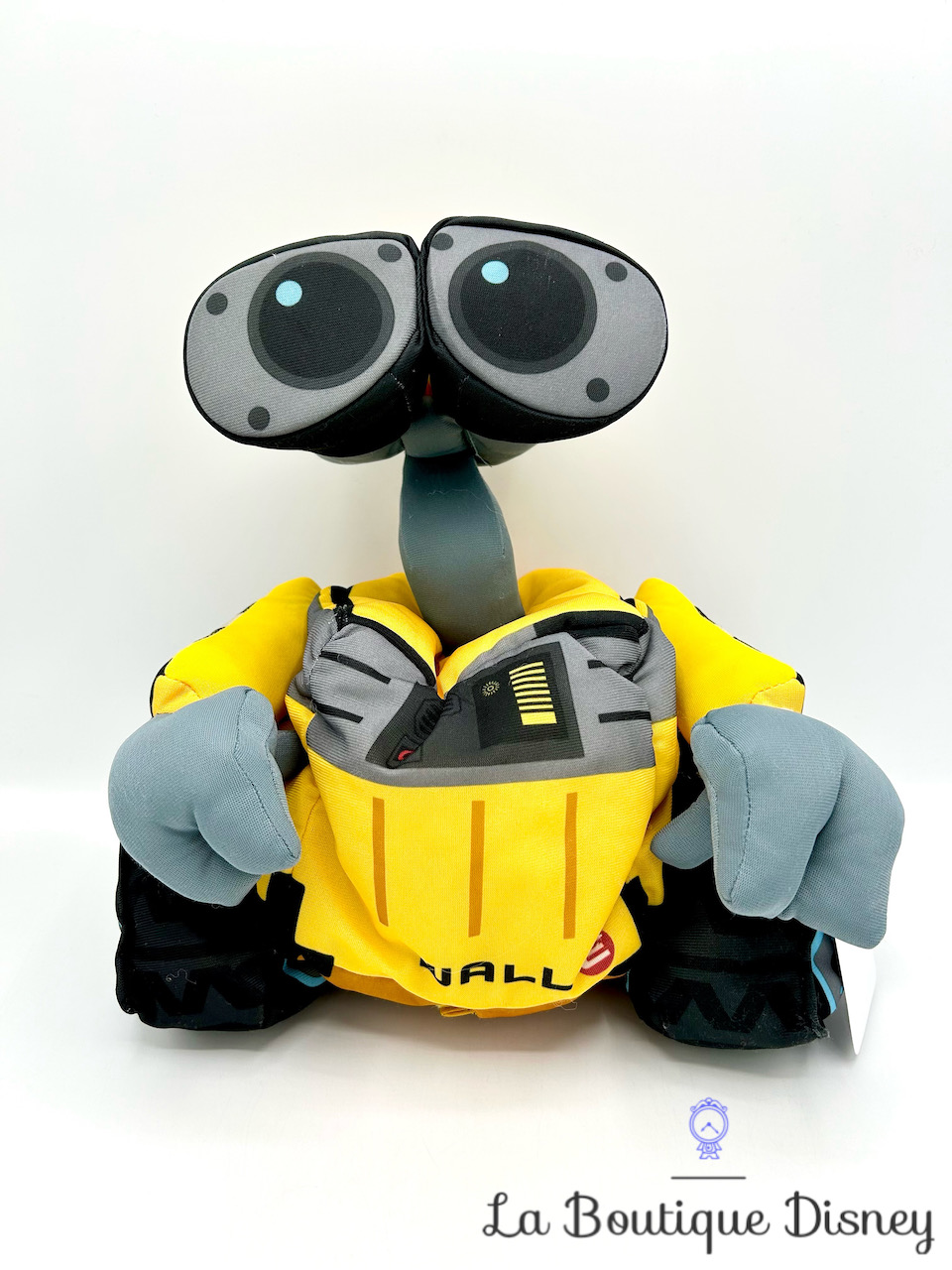 Peluche Range Pyjama Wall E Disney Pixar Thinkway Toys robot gris jaune 30 cm