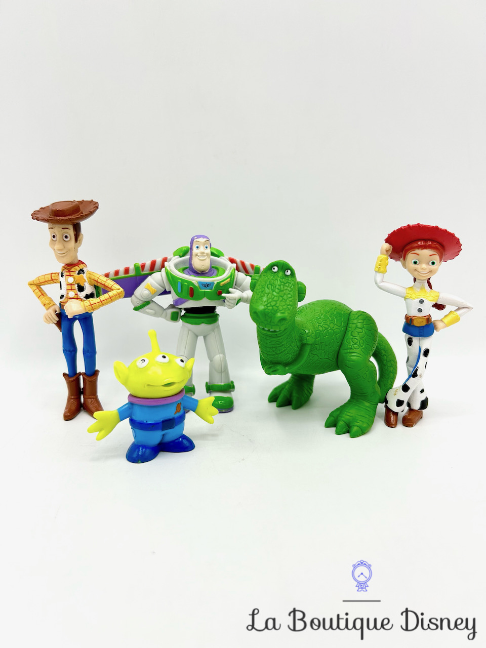 Figurines Toy Story Playset Collectible Figures Disney Store Buzz Jessie Woody Rex Alien