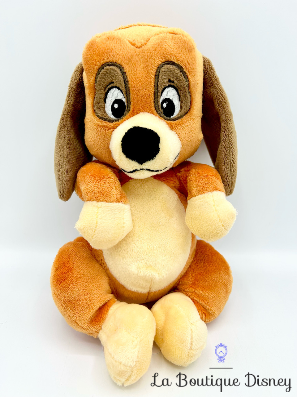 Peluche Rouky Disneyland Paris Disney Rox et Rouky chien marron 30 cm