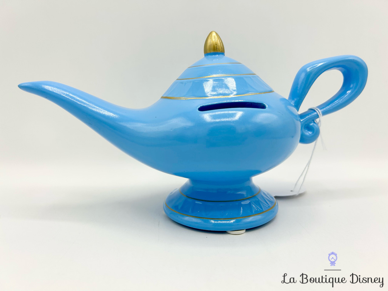 Tirelire Lampe Génie Aladdin Disney Primark céramique bleu