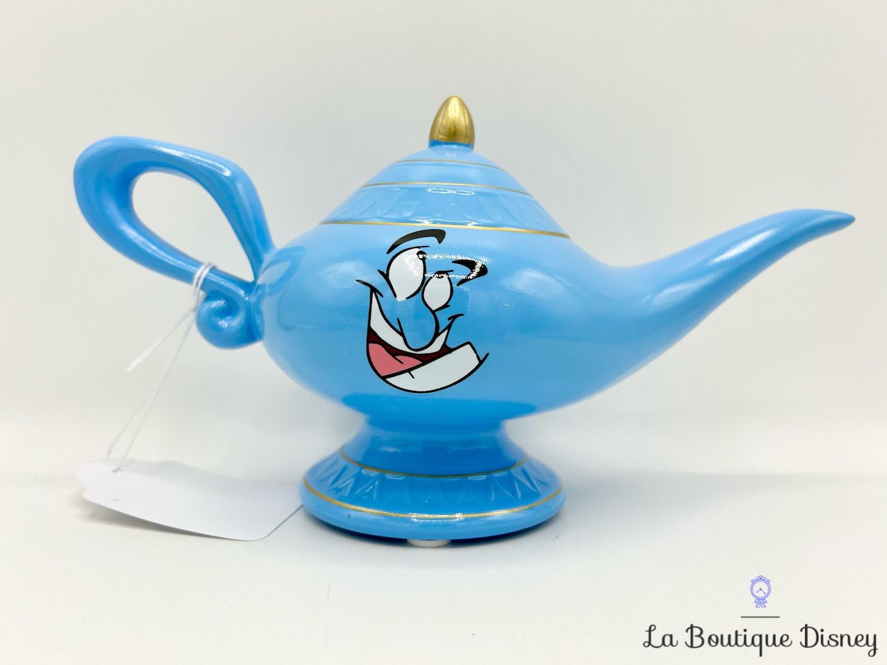 Tirelire Lampe Génie Aladdin Disney Primark céramique bleu