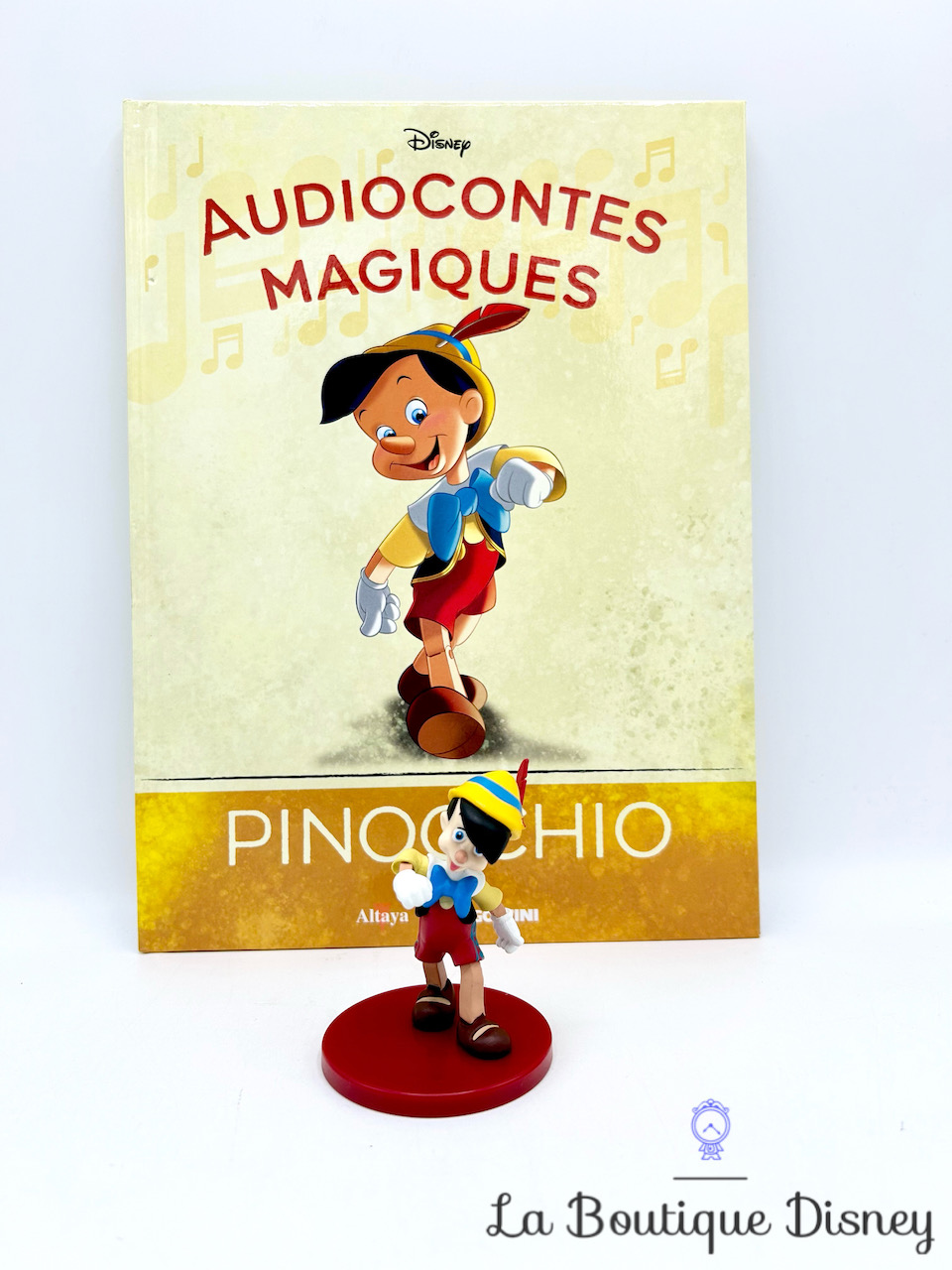 Livre Audiocontes Magiques Pinocchio Disney Altaya encyclopédie figurine
