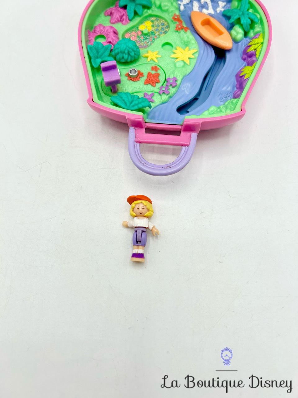Polly Pocket Bluebird 1996 Jungle Adventure Sac à dos rose