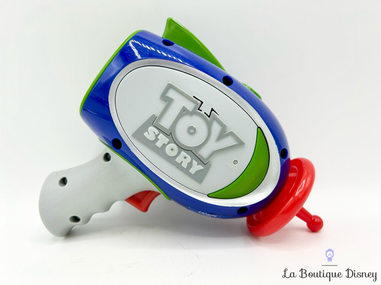 Jouet Pistolet interactif Buzzs Blaster LCD Video Game Disney Lansay Toy Story 3 Buzz léclair