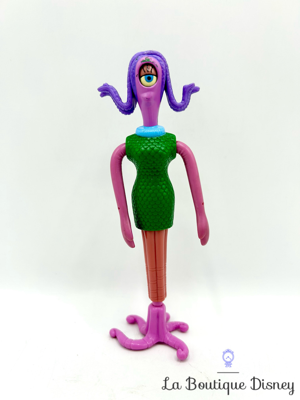 Figurine Célia Mae Monstres et Compagnie Disney McDonald\'s 2002 monstre serpent 15 cm