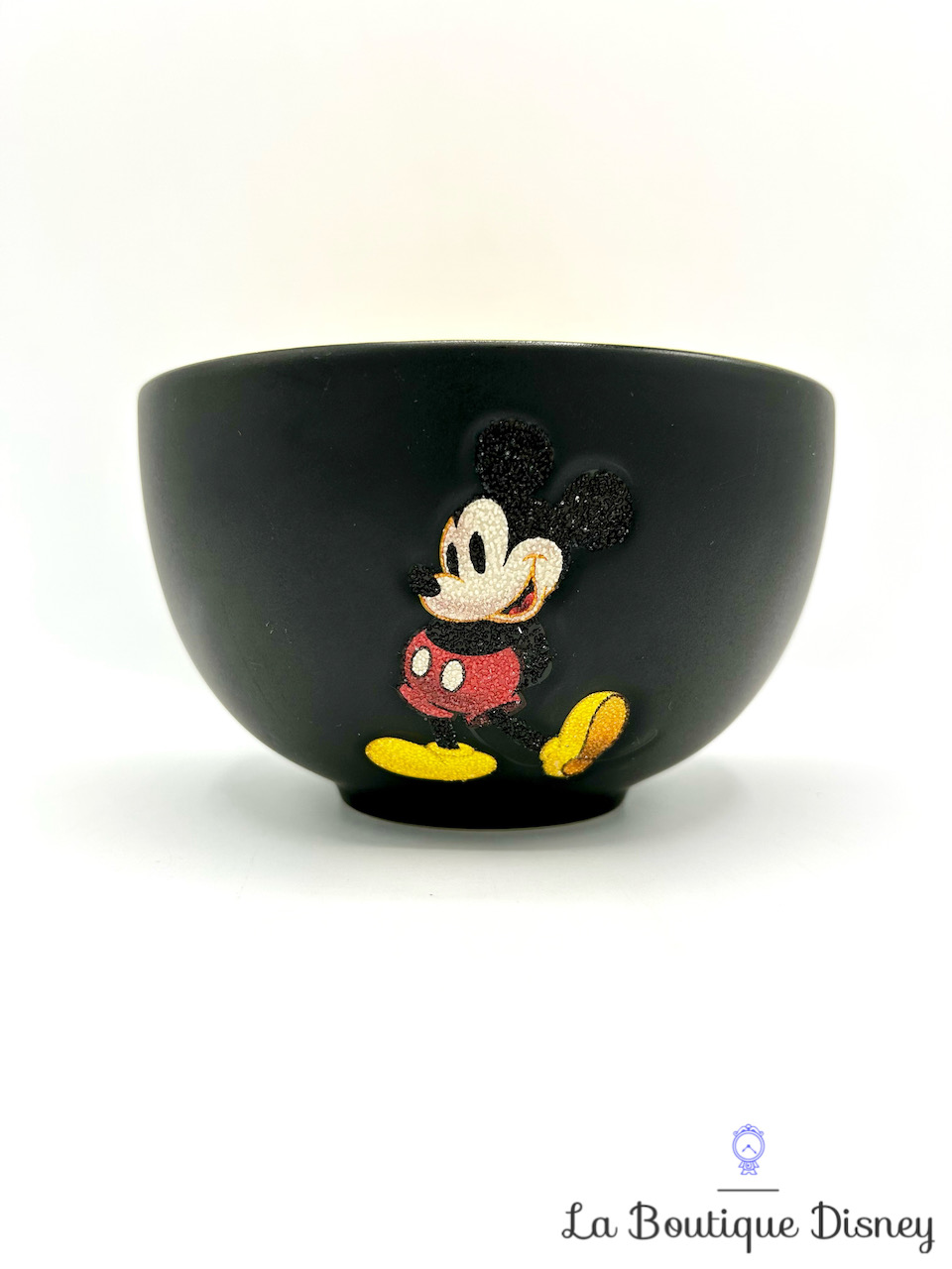 Bol Mickey Mouse Disneyland Paris mug Disney noir jaune paillettes