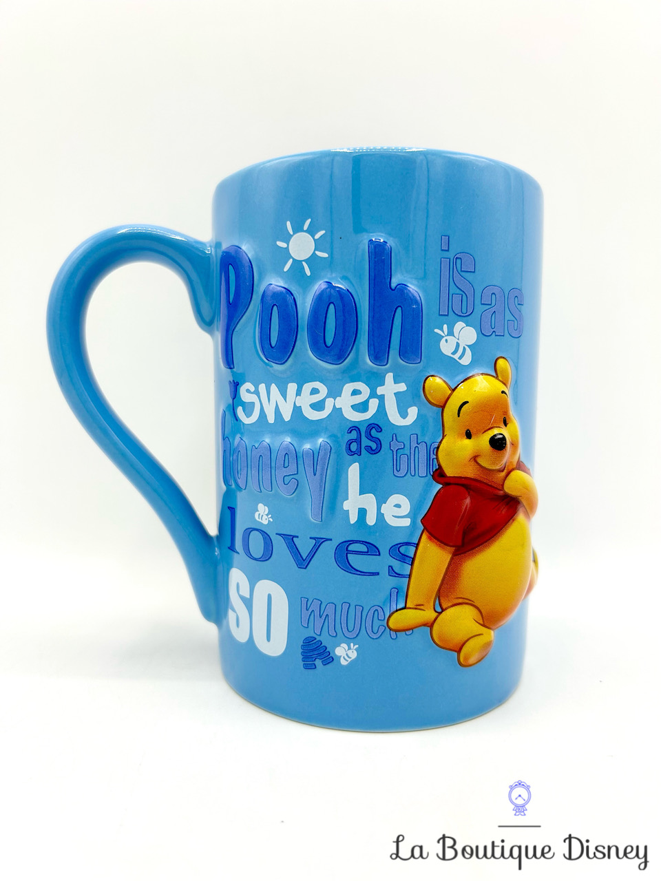 Tasse Winnie l\'ourson Disney Store Exclusive mug bleu Pooh Sweet Honey Loves