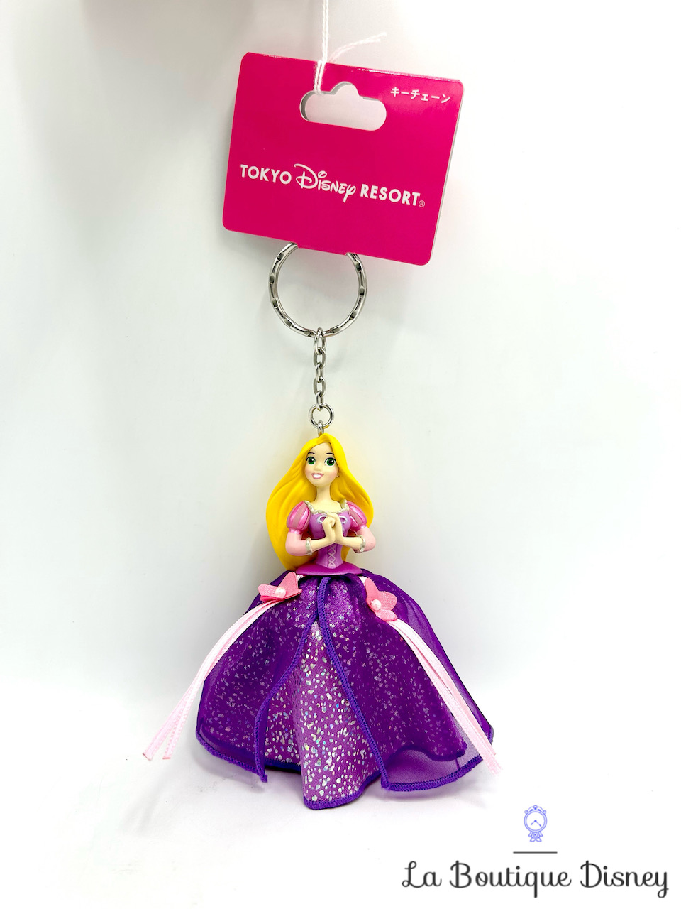 Porte clés Raiponce Tokyo Disney Resort Japon figurine princesse robe tissu