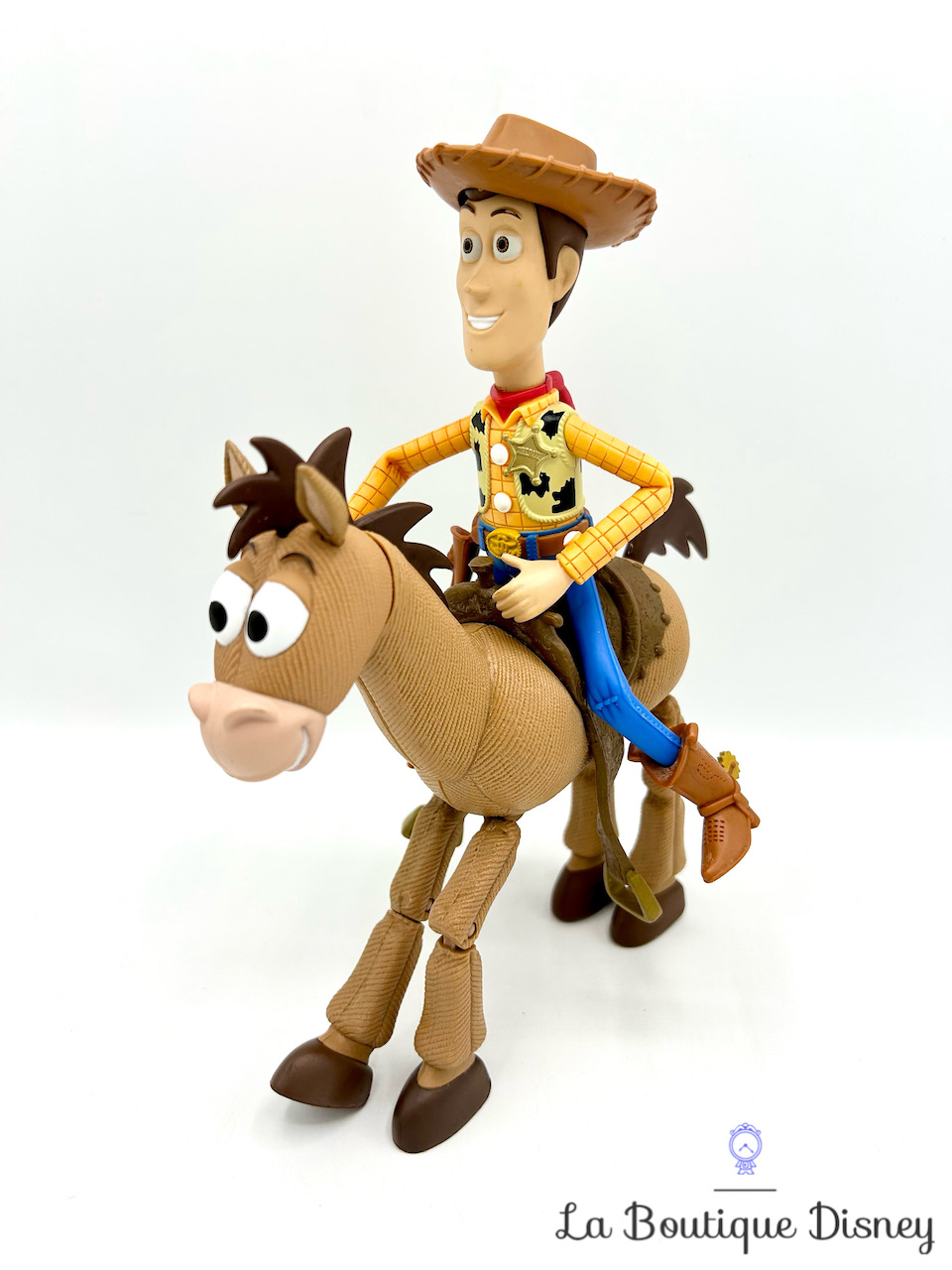 Jouet Figurines Woody Pile Poil Pack Aventures Toy Story 4 Disney Mattel cow boy cheval 17 cm