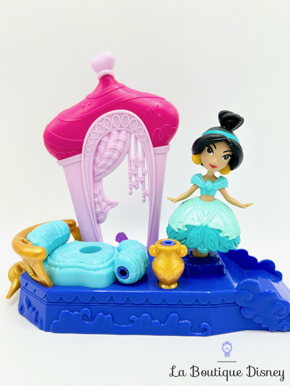 Figurine Magical Movers Little Kingdom Balade en tapis magique Jasmine Aladdin Disney Princess Hasbro polly clip