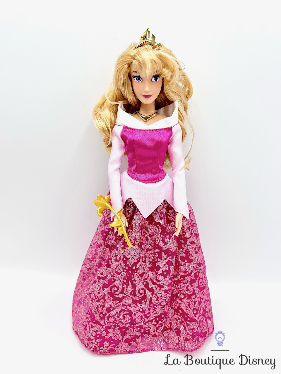 Poupée Aurore La belle au bois dormant Disney Store princesse rose 30 cm