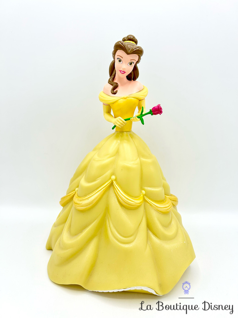 Tirelire Belle La belle et la bête Disney Peachtree Playthings plastique princesse jaune 26 cm
