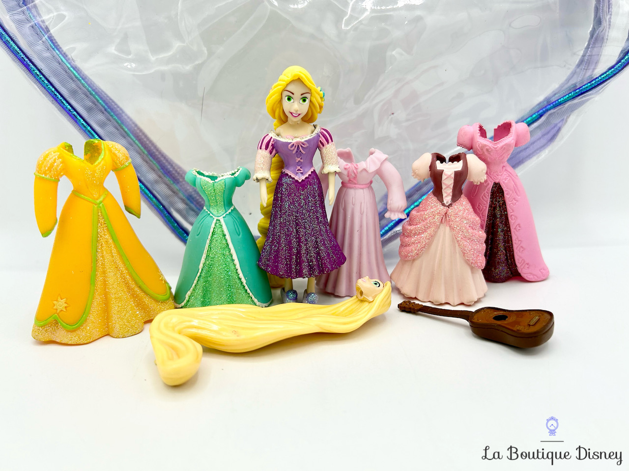 Figurine Fashion Polly Pocket Coffret Coeur Raiponce Disneyland Paris Disney Princess Fashion Set