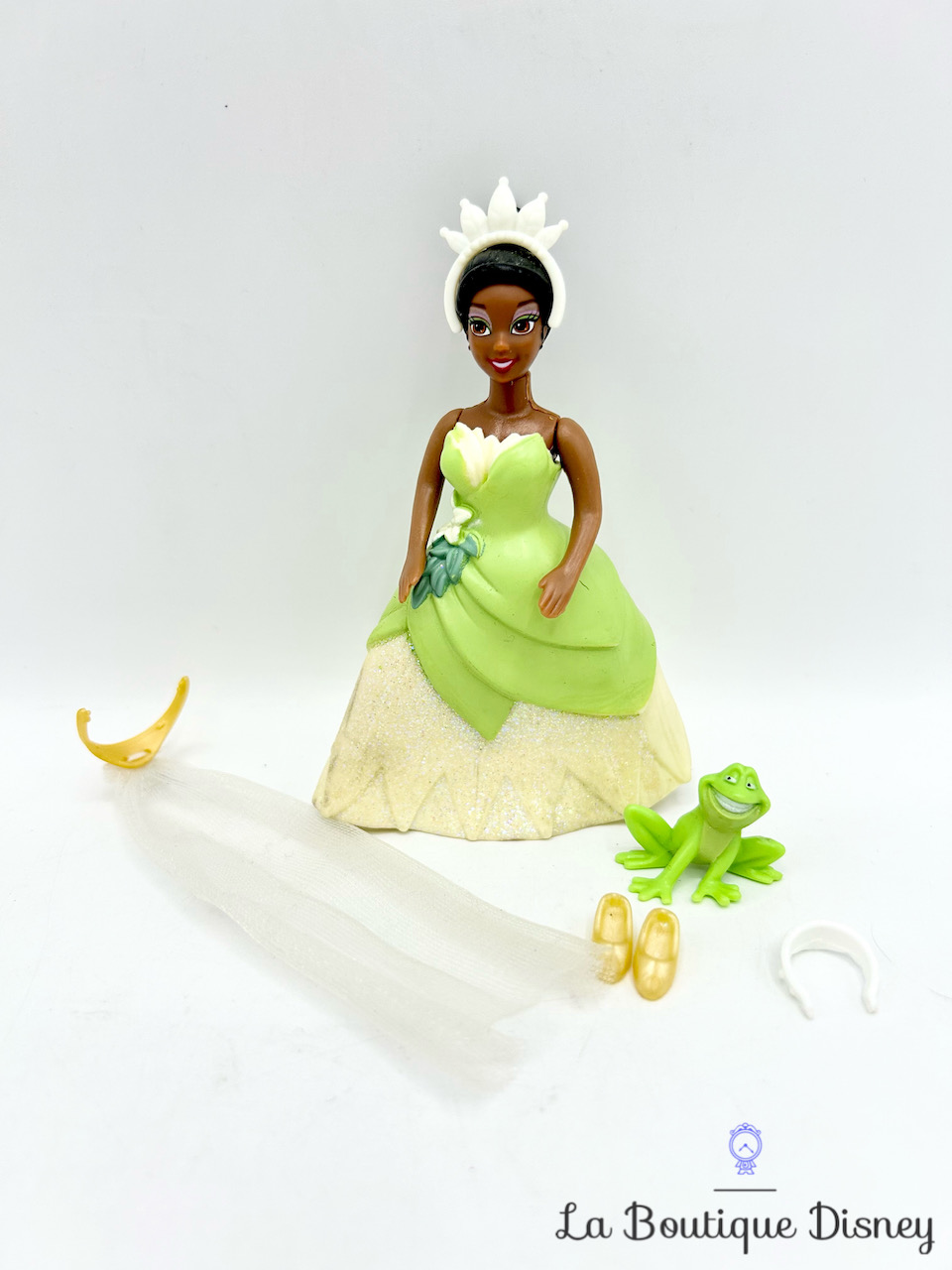 Figurine Fashion Polly Pocket Tiana mariage La princesse et la grenouille Disney Princess Mattel Mini Poupée