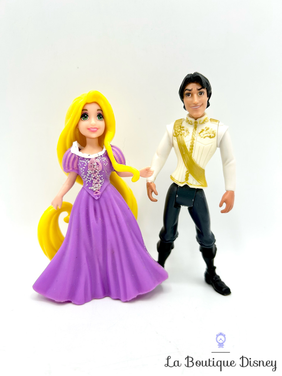 Figurines Fashion Polly Pocket Raiponce Flynn Disney Princess Mattel Tangled Rapunzel mini poupée