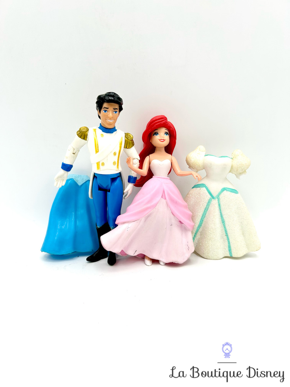 Figurines Fashion Polly Pocket Ariel La petite sirène Prince Eric mariage Disney Princess Mattel Mini Poupée