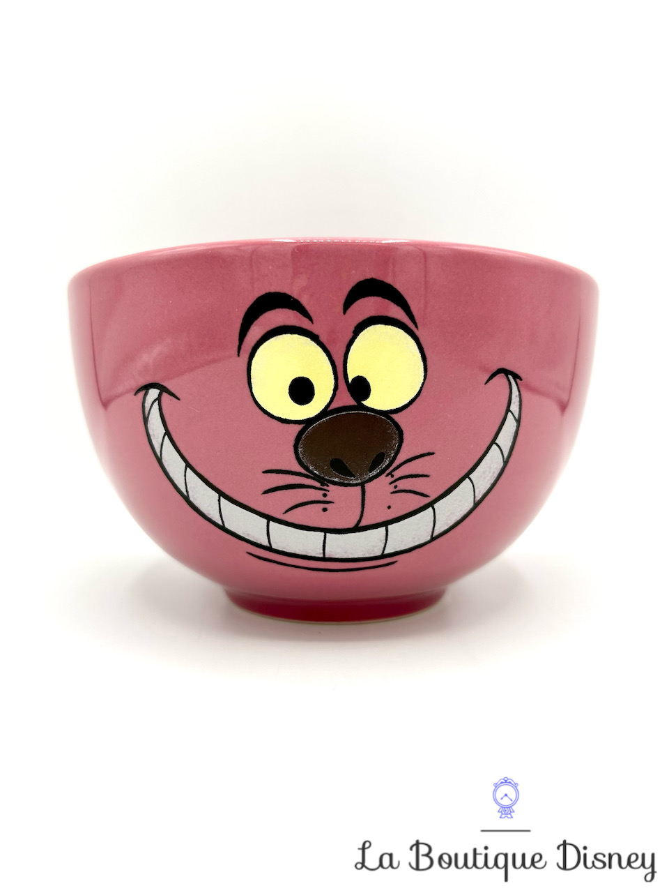 Bol Chat Cheshire Alice au Pays des Merveilles Disneyland Paris mug Disney Wonderland rose visage
