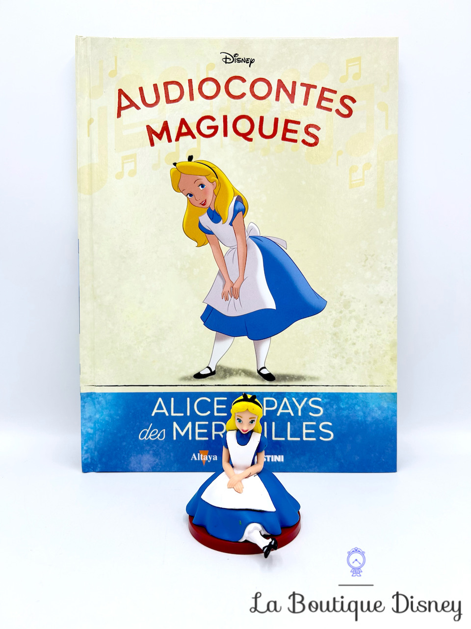 Livre Audiocontes Magiques Alice au Pays des Merveilles Disney Altaya encyclopédie figurine