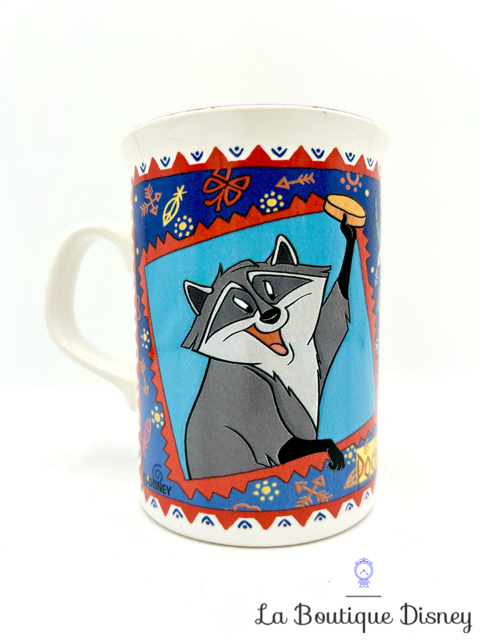 Tasse Pocahontas Meeko Disney\'s mug Made in England vintage