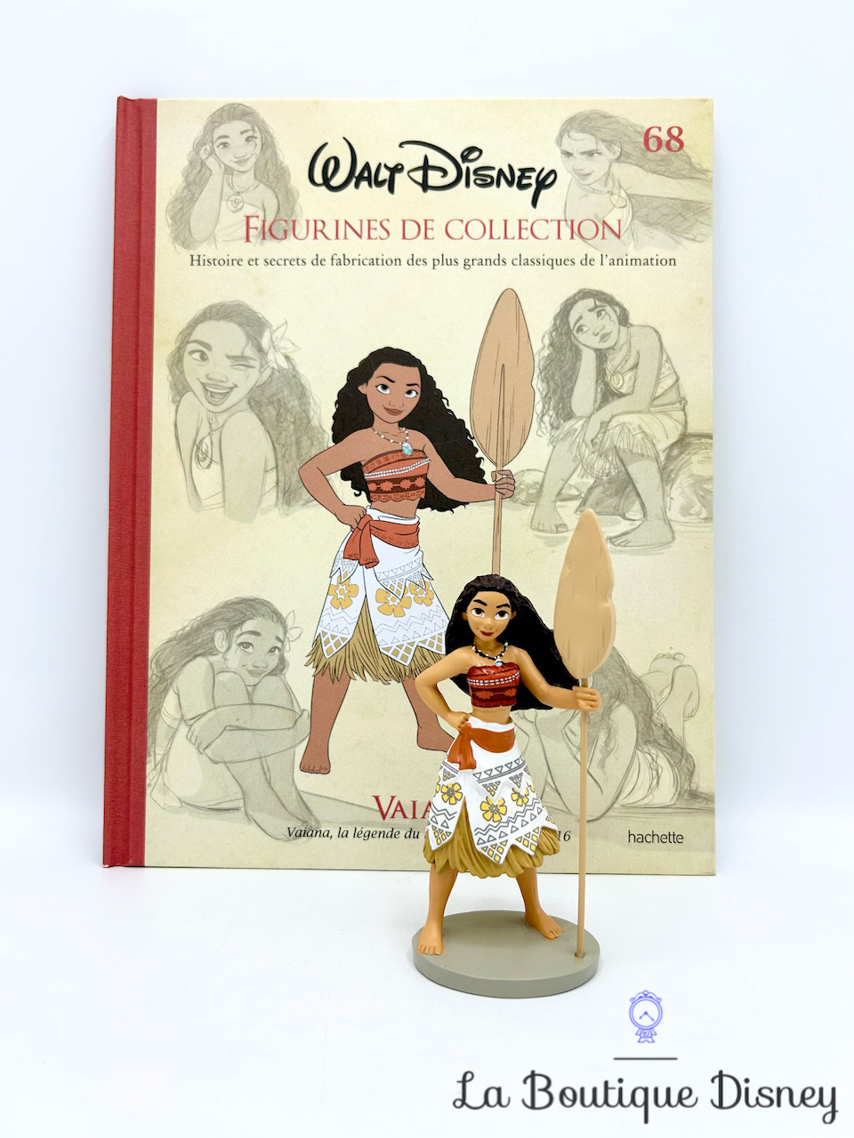 Livre Figurines de collection Vaiana Disney Hachette 68 Encyclopédie résine