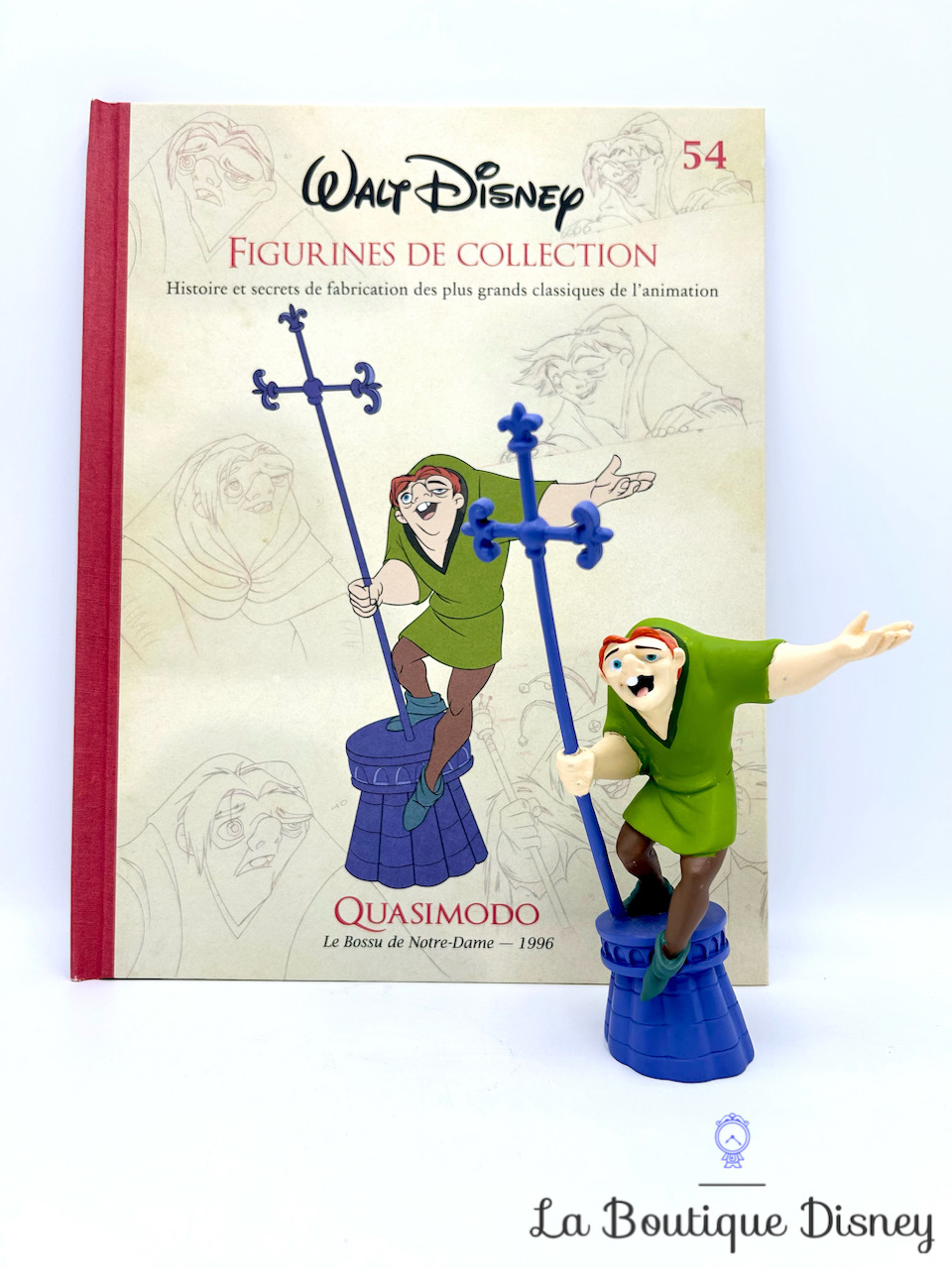Livre Figurines de collection Quasimodo Disney Hachette 54 Encyclopédie résine Le Bossu de Notre Dame