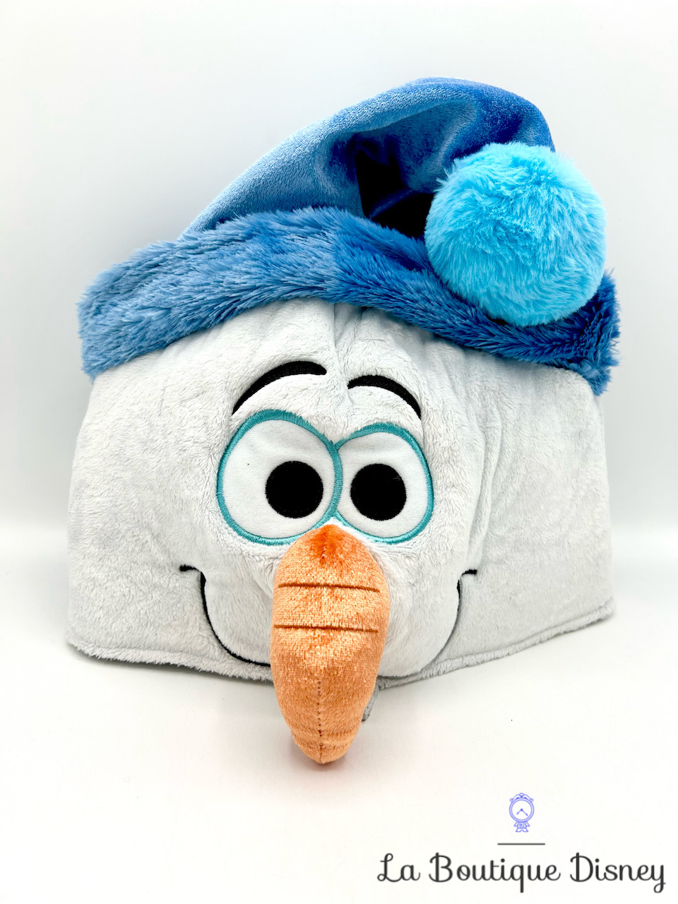 Bonnet Olaf La Reine des neiges Disneyland Paris 2019 Disney chapeau bonhomme de neige blanc bleu