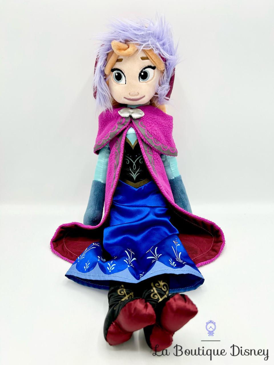 Poupée chiffon Anna La reine des neiges Disney On Ice peluche princesse hiver 52 cm