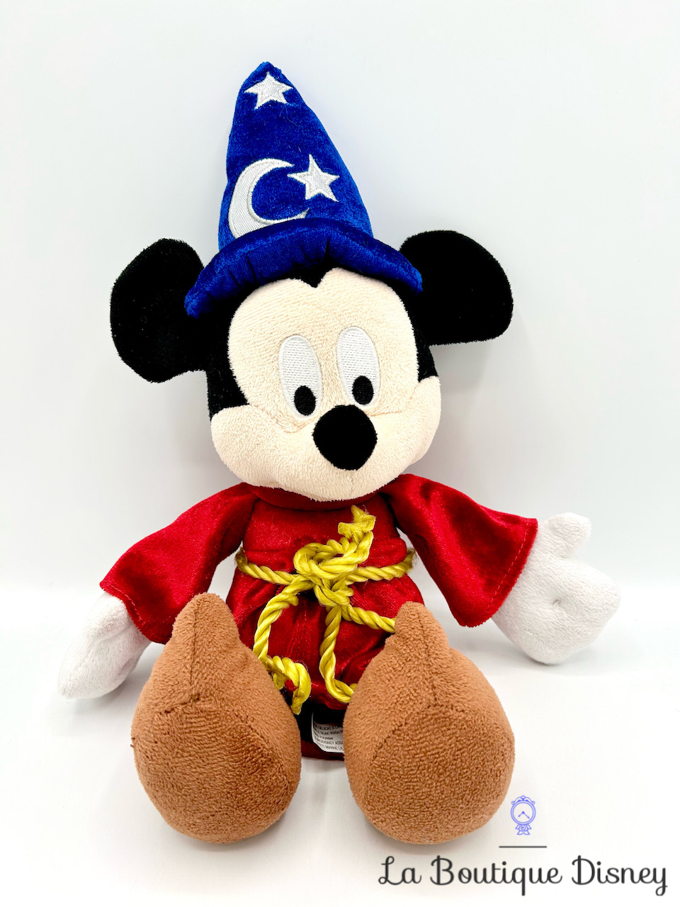 Peluche Mickey Mouse Fantasia Disneyland Paris Disney chapeau magicien 36 cm
